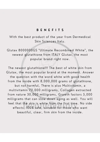 Glutax 8000000GS Ultimate Recombined White