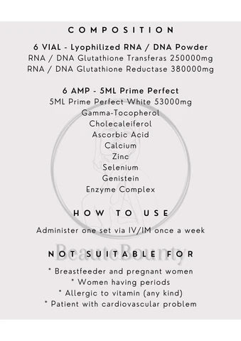 Mixing White Prime White Optimum Antioxidants RNA/DNA Repair