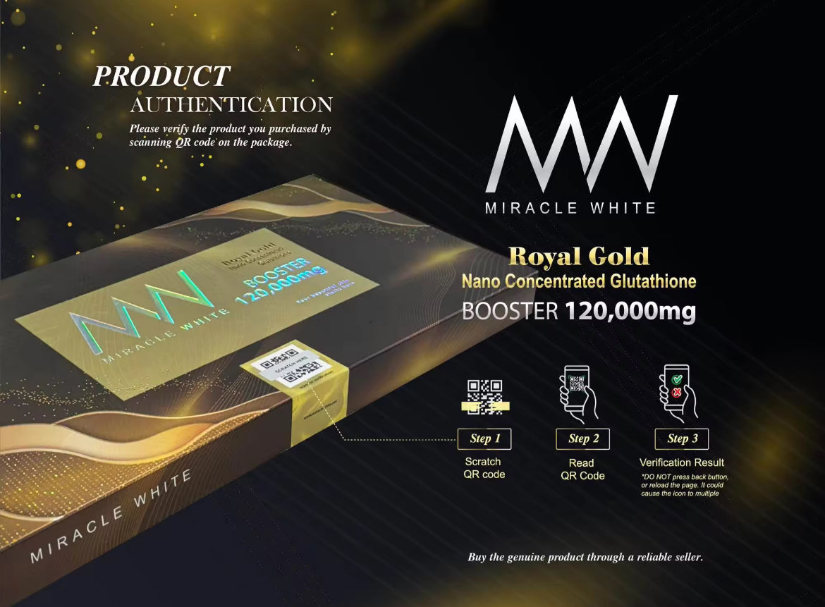 NEW Miracle White Royal Gold 120000mg beautebountymy NEW Miracle White Royal Gold 120000mg beautebountymy