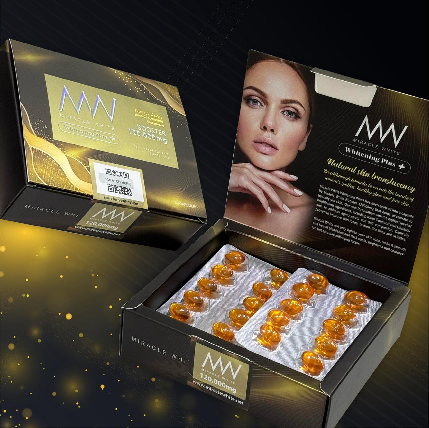Miracle White Royal Gold Booster Capsules