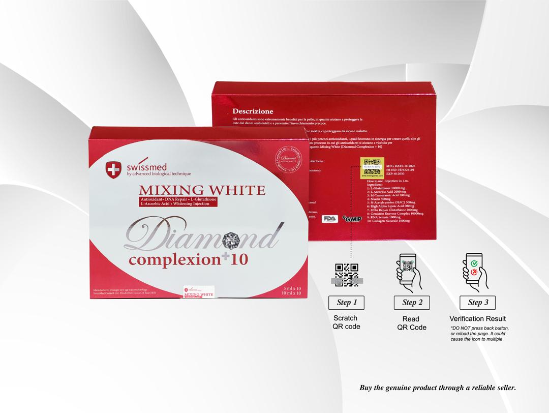 Mixing White Diamond Complexion+10