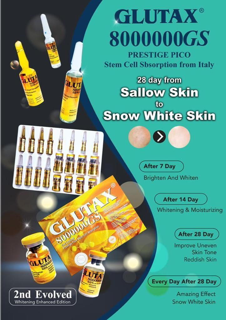 Glutax 8000000GS 2nd Evolved Prestige Pico Stem Cell Absorption