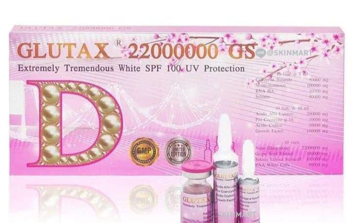 Glutax 22000000GS Extremely Tremendous White SPF 100 UV Protection