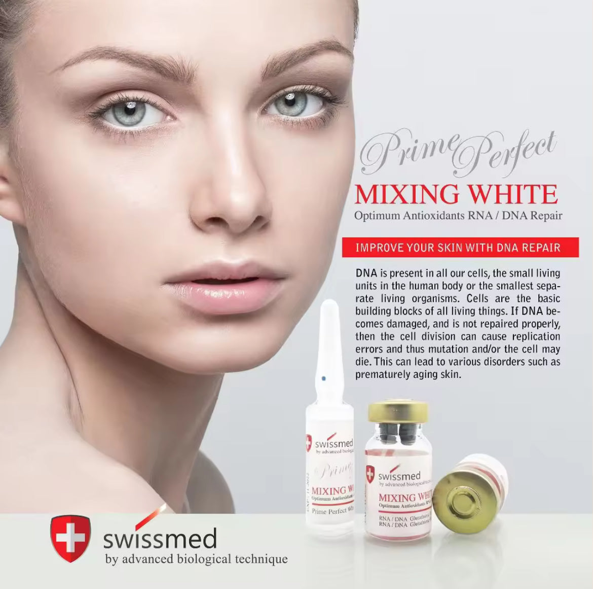 Mixing White Prime White Optimum Antioxidants RNA/DNA Repair