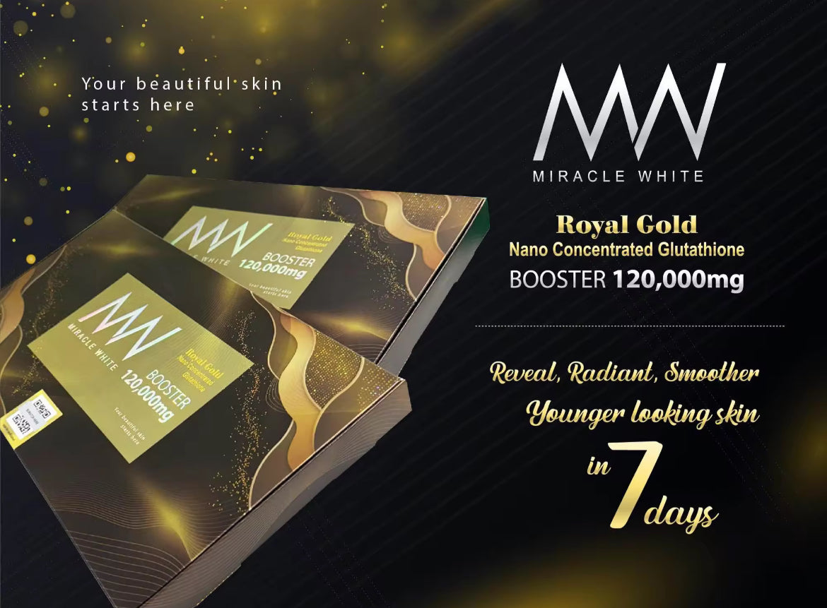 NEW Miracle White Royal Gold 120000mg