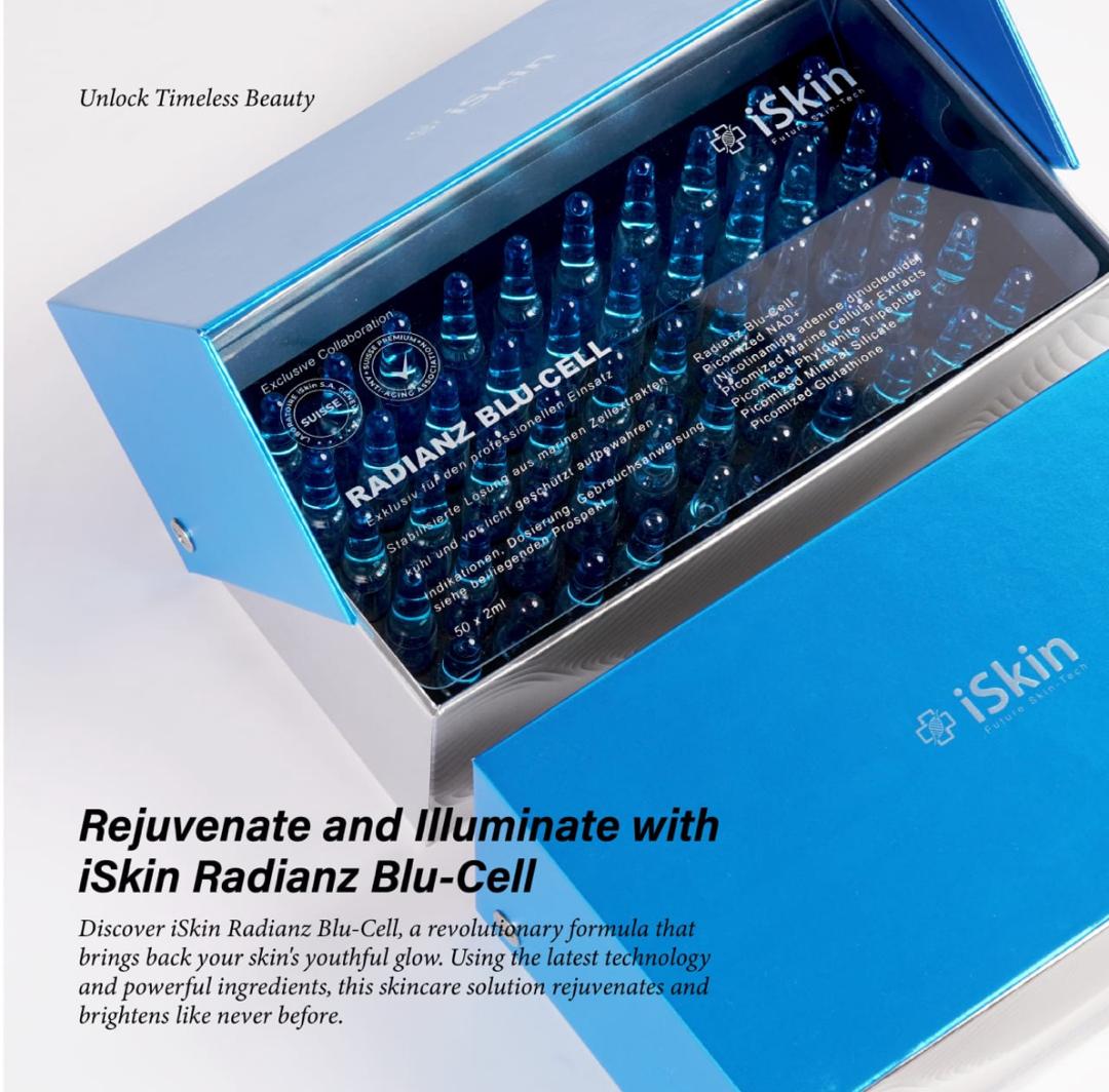NEW iSkin Radiance Blue Cell – beautebountymy