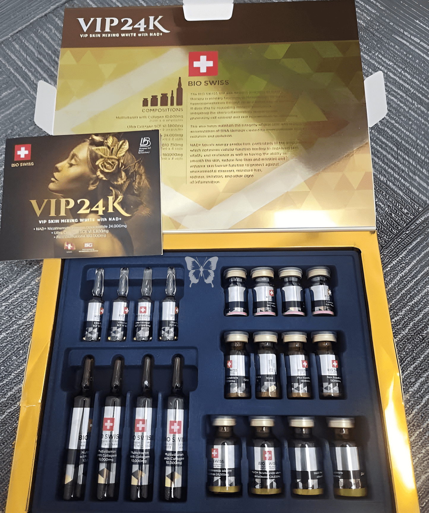 Bio Swiss VIP 24K Glutathione Injection With NAD+