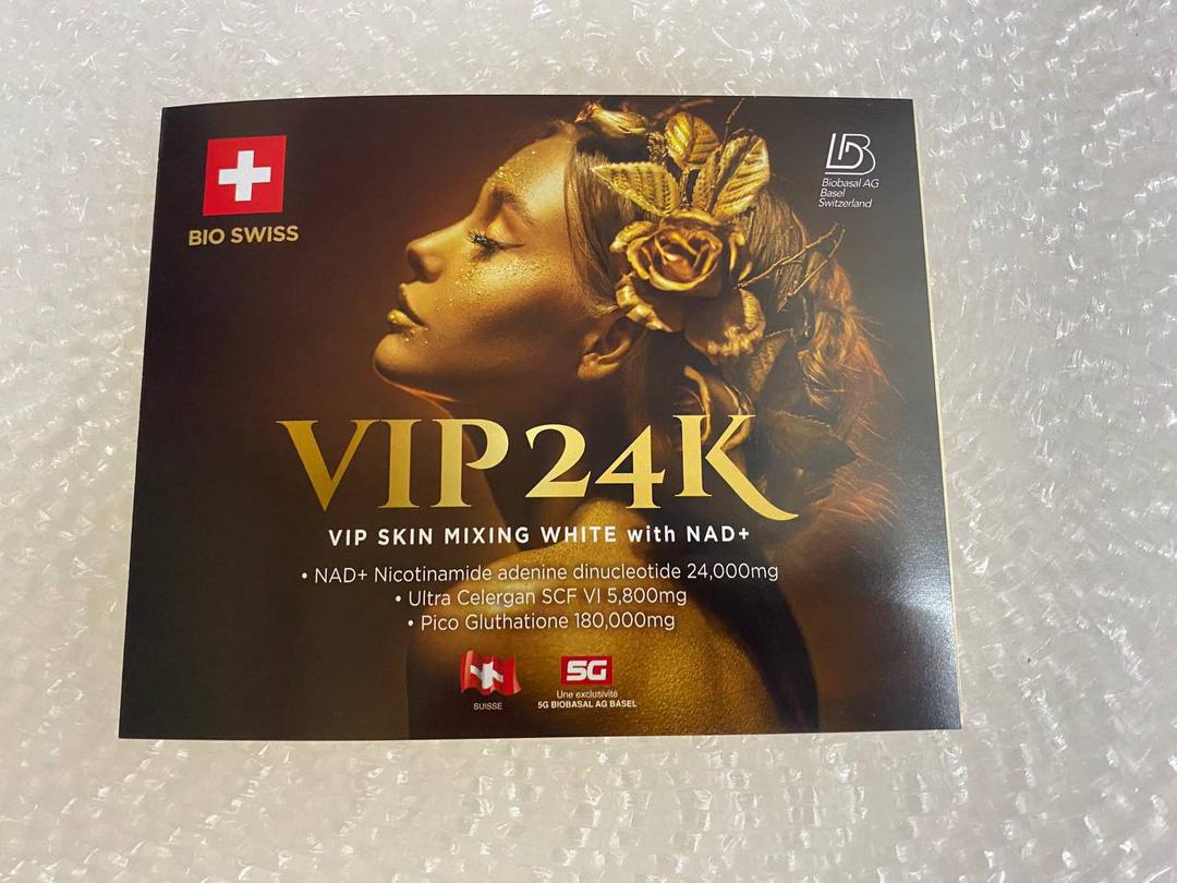 Bio Swiss VIP 24K Glutathione Injection With NAD+
