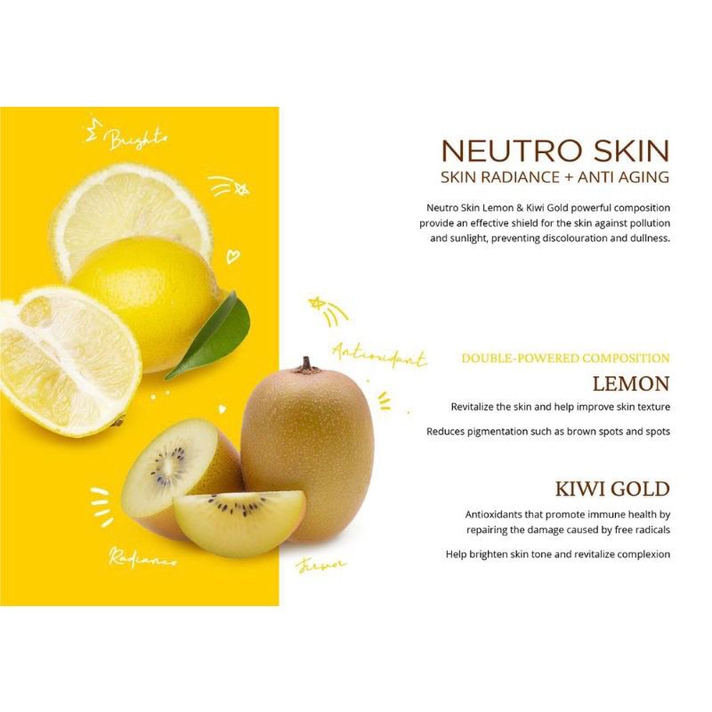Neutro Skin Lemon & Kiwi Gold